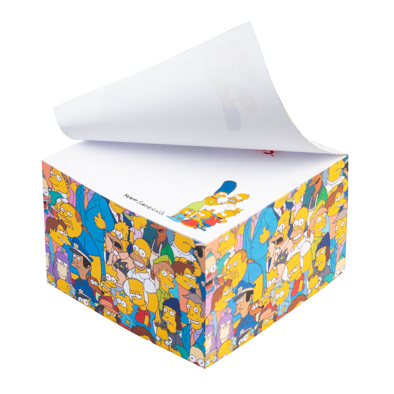 Blocchetti Adesivi The Simpson Formato 75 x 75 mm